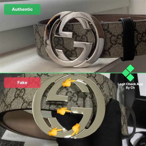 how do i know if a gucci belt is real